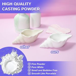 Poudres de résine de coulée de plâtre activées par l'eau de mélange facile pour les enfants et kit de liquide pour les moules en <span class=keywords><strong>silicone</strong></span> artisanaux - Product Image 3