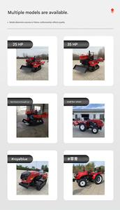 Mini-<span class=keywords><strong>tracteur</strong></span> de jardin 20 CV 4x4 avec <span class=keywords><strong>remorque</strong></span> et accessoire de motoculteur rotatif pour l'agriculture - Product Image 5
