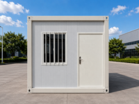 Maison conteneur modulaire détachable ignifuge à assemblage rapide, 20 pieds, en acier, préfabriquée, directement de l'usine