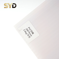 Panneau de plafond en PVC moderne, panneau décoratif en plastique pour cuisine, salle de bain, intérieur
