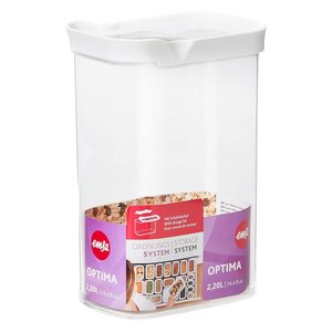 Barattolo plastica (2,2Lt) OPTIMA DRY STORAGE Blanc N1142400 - Product Image 2