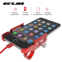 Support de téléphone pour vélo en aluminium GUB P30 pour appareils de 3,5 à 7,5 pouces, diamètre de serrage de 22,2 mm, largeur de 601 à 700 mm, support pour vélo/trottinette/moto