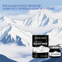 Résine de Shilajit de l'Himalaya naturel d'approvisionnement d'usine avec plus de 85 minéraux traces de résine de Shilajit pure à l'acide fluvique