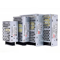 Fuente de Alimentación Conmutada Mean Well RS-50-12 de 50W y 12V, Sin Ventilador, Salida Única, CA/CC, para CCTV, LED, Industrial, SMPS, con Certificación CE y CB, Garantía de 3 Años