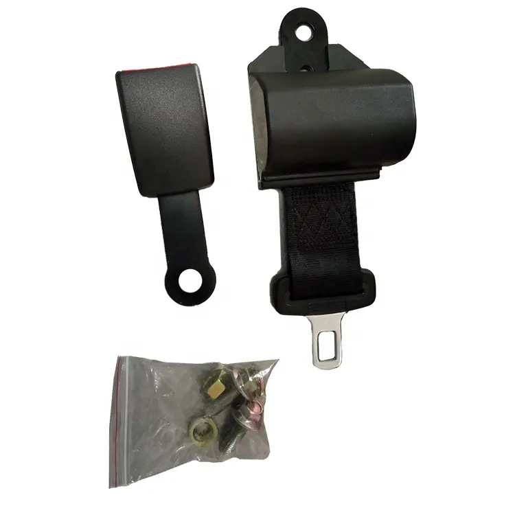 Cinturón de seguridad de 2 puntos clásico alto con retractores de bloqueo automático con sensor European ECE R16.06,U.S.FMVSS209 en ventas