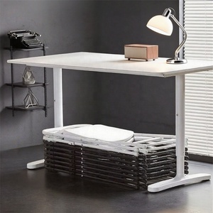 Bán buôn trắng có thể gập lại xách tay ghế nhựa Stackable vườn ghế cho bên ngoài đám cưới tổ chức sự kiện cho hội thảo kho - Product Image 3