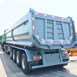 Remolque de Carga Semirremolque Volquete Hidráulico de Aluminio de 3 Ejes y 60/50 Toneladas al por Mayor de Fábrica - Product Image 2