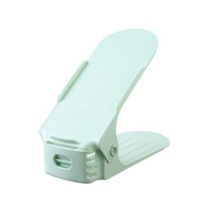 Custom Logo 2023's Best-selling Shoe Storage Tool Double-layer Adjustable <b>Plastic</b> Shoe Rack - Product Image 5