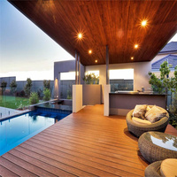 Plancher extérieur en WPC solide haute densité Vanjoin, résistant aux intempéries, terrasse en composite