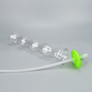 Senno <b>Gourd</b> Shaped Pet Beverage Cup 450ml With Lid And Straw For Drinking - Product Image 4