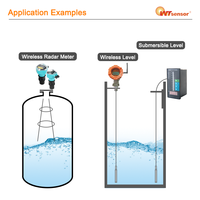 Capteur de niveau de liquide submersible en acier inoxydable WTsensor 4-20mA RS485 Protection IP68 pour puits sous-marins