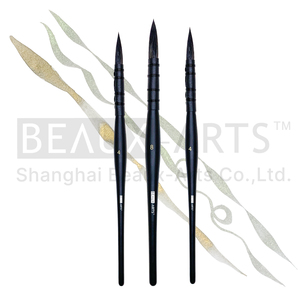 Black Series Synthétique Écureuil Cheveux <span class=keywords><strong>Aquarelle</strong></span> Pinceaux Peinture Acrylique Peinture Art Fournitures - Product Image 4
