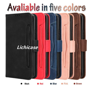 Coques de téléphone en cuir à rabat de luxe Lichicase pour Redmi Note 14 <span class=keywords><strong>14S</strong></span> 14 Pro 14 Pro Plus porte-carte couverture arrière antichoc - Product Image 6