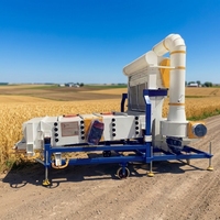 HELIDA 5XZC-20BX Équipement agricole motorisé à haute productivité, machine de nettoyage du riz agricole, puissance 10,5 kW, 8000-10000 kg/h