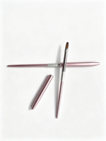 Ensemble de pinceaux pour nail art HIDI de haute qualité en nylon avec support de stylo en métal, logo personnalisé, idéal pour les salons de manucure