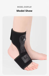 Attelle de cheville réglable pour pied tombant, orthèse de cheville pour hémiplégie, AVC, correction du pied varus et valgus, support médical de cheville - Product Image 6