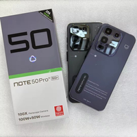 Venta al por Mayor de Fábrica: Teléfono Inteligente Note 50 Pro 5G con Pantalla LCD HD, Deca Core, Cámara IA de 50MP, Android 13, Versión Global