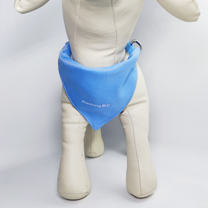 Bufanda ajustable para perro, cachorro, gato, Color sólido puro, Bandana - Product Image 6