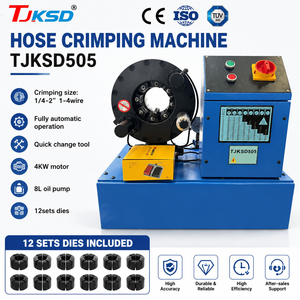 Máquina Engarzadora de Mangueras Hidráulicas de Alta Presión con Herramienta de Cambio Rápido, Marca Engine & Pump, Fuerza de Engarce 560T, Rango de <span class=keywords><strong>1</strong></span>/4''-2'' - Product Image 1