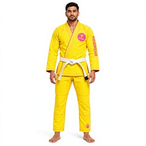 Uniforme Premium de Jiu Jitsu Brasileño, 400 GSM, Tejido de Algodón Perla, Duradero y Ligero, para Academia de Jiu Jitsu Brasileño - Product Image 1