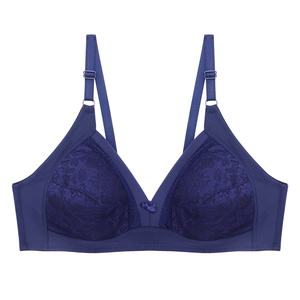 <span class=keywords><strong>Reggiseno</strong></span> all'ingrosso da donna Plus Size Basic sottile traspirante e confortevole senza fili morbido pizzo <span class=keywords><strong>C</strong></span> Cup reggiseni da donna - Product Image 4