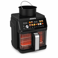 Four à Air Chaud et Micro-ondes Électrique 2-en-1 OEM Personnalisé avec Écran Tactile Numérique Grande Capacité pour Usage Domestique