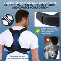 Correcteur de posture dorsal en gros, réglable, soutien dorsal, ceinture de correction de posture pour femmes et hommes