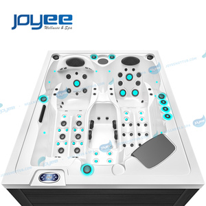 JOYEE moderna fabbrica <span class=keywords><strong>jacuzzi</strong></span> <span class=keywords><strong>3</strong></span> persone all'aperto Spa vasca idromassaggio Balboa sistema di massaggio caratteristica acrilico vendita all'ingrosso per alberghi - Product Image 1