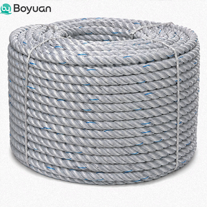 Cuerda Trenzada de Polipropileno de Alta Tenacidad Boyuan de 18 mm, Cuerda Marina de PP de Color Amarillo, Cuerda de Embalaje de 3 Hilos en Rollo de <span class=keywords><strong>Madera</strong></span> - Product Image 2