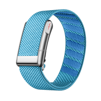 Pulsera Inteligente E500 Azul con ECG, Reloj Inteligente con IA para la Salud, Monitor de Ritmo Cardíaco, Dispositivo Deportivo Resistente al Agua, Compatible con Android e iOS