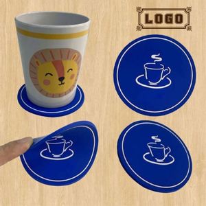 Sous-verre personnalisé en caoutchouc PVC sur mesure - Product Image 1