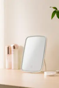 Best Quality USB Rechargeable Portable Travel Handheld Smart Touch Screen Makeup Mirror