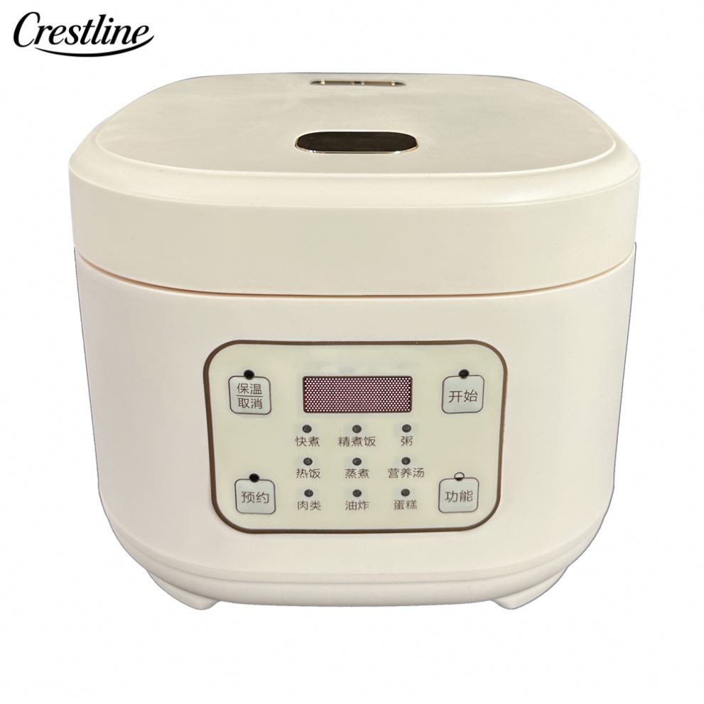 Modern 3L Electric Digital Control Rice Cooker Smart Multi-functional for Home & Hotel Includes Paddle & Measuring Cup