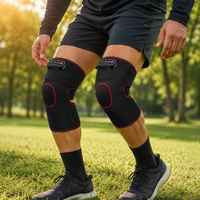 Chauffe-genou portable en graphène avec compression d'air et protection intégrée contre la surchauffe, minuterie d'arrêt automatique pour usage domestique, canapé ou lit