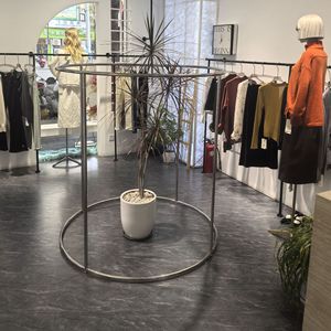 Étagères rondes en acier inoxydable pour l'affichage en magasin de vêtements, pour les diffusions en direct pour enfants, style Art Déco, montage facile - Product Image 4