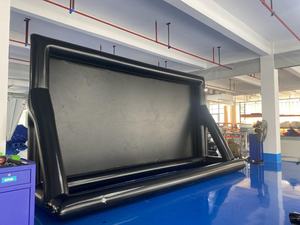 Grand écran de projection gonflable en PVC, pliable, portable, pour intérieur/extérieur, support pour cinéma maison résidentiel - Product Image 3