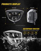 Phare LED homologué E-mark pour Husaberg FE 390 450 570 501 TE 125 250 300 (2009-2014) et accessoires GASGAS EC EX Enduro Moto (2021-2023)