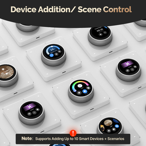 Nuevo Panel de Control Inteligente para el Hogar con Pantalla Táctil Giratoria Tuya, WiFi, Control por Voz Alexa Integrado y Fondo de Pantalla Personalizable - Product Image 4