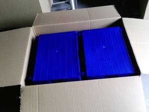 ถังเปิดด้านหน้าคลังสินค้าซ้อนพลาสติกกองสามารถถังขยะ - Product Image 4