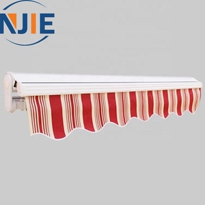 Parasol manuel d'extérieur imperméable, protection UV, résistant au vent, cadre en aluminium haute résistance, pliable, terrasse 5m, restaurants - Product Image 3