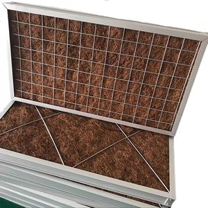 맞춤형 사이즈 G3 효율 헤파 에어 필터 코코넛 섬유 기본 합성 패널 필터 신제품 - Product Image 4