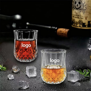 Verre à whisky diamanté personnalisé avec logo, 90 ml, verre à cocktail transparent, verre à bière pour bar, fête, boissons à domicile - Product Image 2