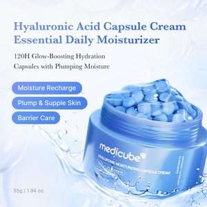 Medicube Capsule <span class=keywords><strong>Cream</strong></span> met langdurige hydraterende barrièreverzorging, kalmerende dagelijkse gezichtscrème voor alle huidtypen, Koreaanse huidverzorging - Product Image 3