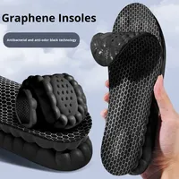 Semelles complètes de sport en graphène ZHUOYUE ZY-153, unisexe, antibactériennes, déodorantes, massage 4D, confortables, absorbant la transpiration, respirantes