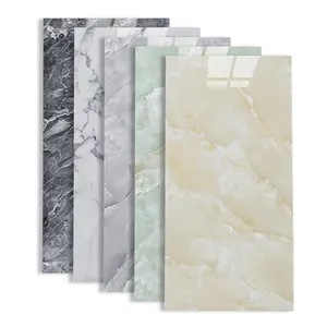 Dễ dàng cài đặt trang trí phòng tắm tự dính PVC hình nền đá cẩm thạch mô hình marbleize tường dán tường Áp phích