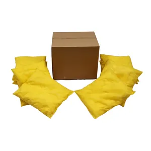 Spill control spill kit absorbent pillow absorbent mat for clean oil spill
