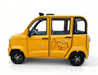 BAIMA Voiture électrique urbaine courte portée, mini quadricycle, grande autonomie, grande capacité de chargement, 100 km d'autonomie, 4 places, homologué CEE