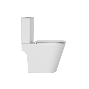 Inodoro JETMAN Europe Tornado de Dos Piezas con Tapa Blanda y Altura Confortable, Sin Borde, para Baños - Product Image 5