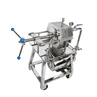Équipement de filtre à plaque et à cadre automatique en acier inoxydable pour la bière/le vin