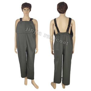 <span class=keywords><strong>Traje</strong></span> Impermeable de PVC y Poliéster para Pesca, Trabajo y Senderismo, Incluye Chaqueta y Pantalones con Tirantes, Venta al Por Mayor - Product Image 6